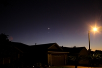 Moon and Four Planets Moon and Four Planets